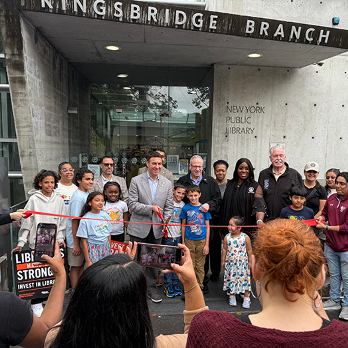 Read about LINC in the “Bronx Times” and “Riverdale Press” Celebrating 7-Day Library Service at the Kingsbridge Public Library with Council Member Eric Dinowitz
