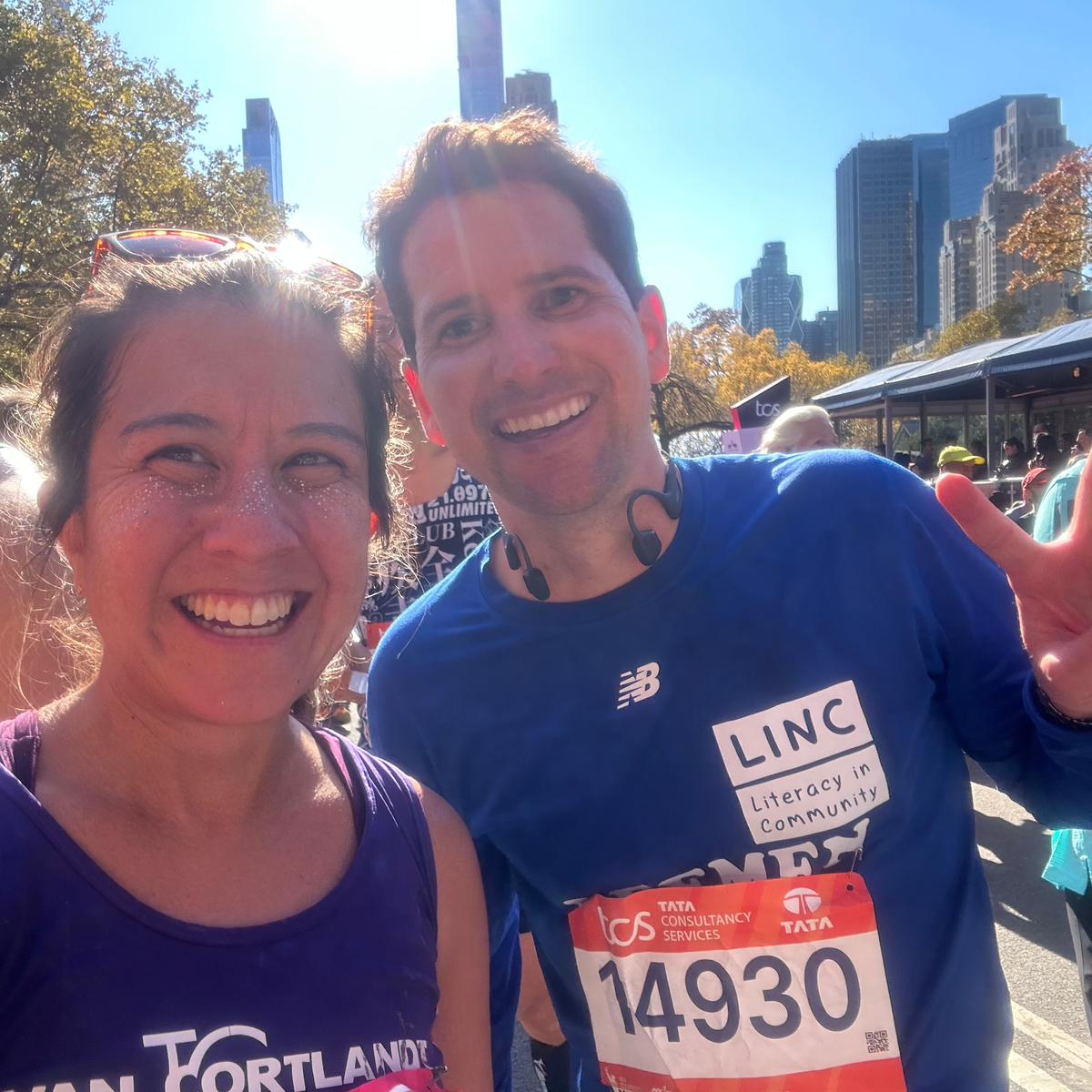 Team LINC Highlights the Transformative Power of Reading and Running in the 2025 NYC Marathon