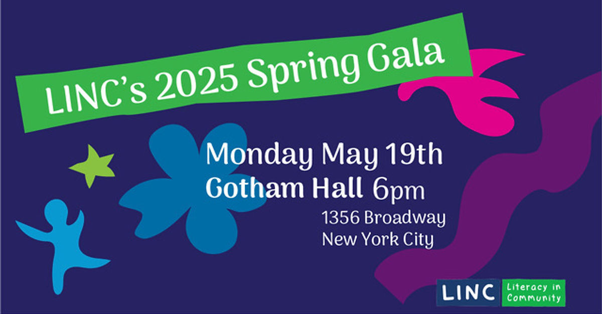 Media Advisory: Literacy in Community’s (LINC) Gala Will Celebrate the Importance of Diversity in Children’s Literature and the Power of Early Literacy