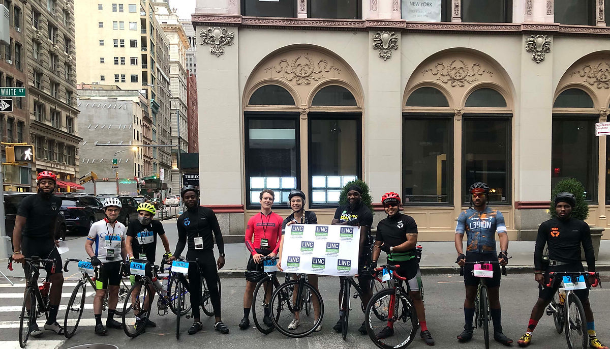 We Did It! Congratulations Team LINC on Completing the 2021 TD Five Boro Bike Tour
