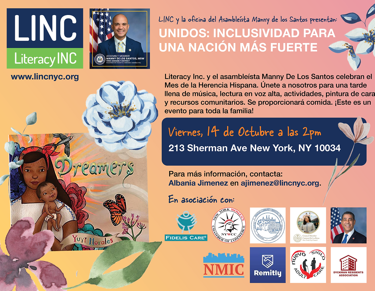 Unidos: Literacy Inc. and Partners Honor Hispanic Heritage Month